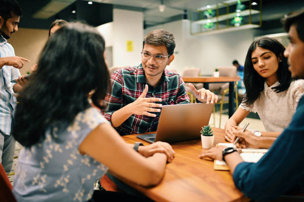 SantaCruz team members collaborating in a meeting